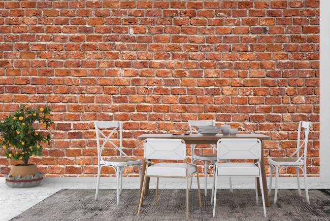 Old Red Brick Texture Wall Wallpaper Wall Mural