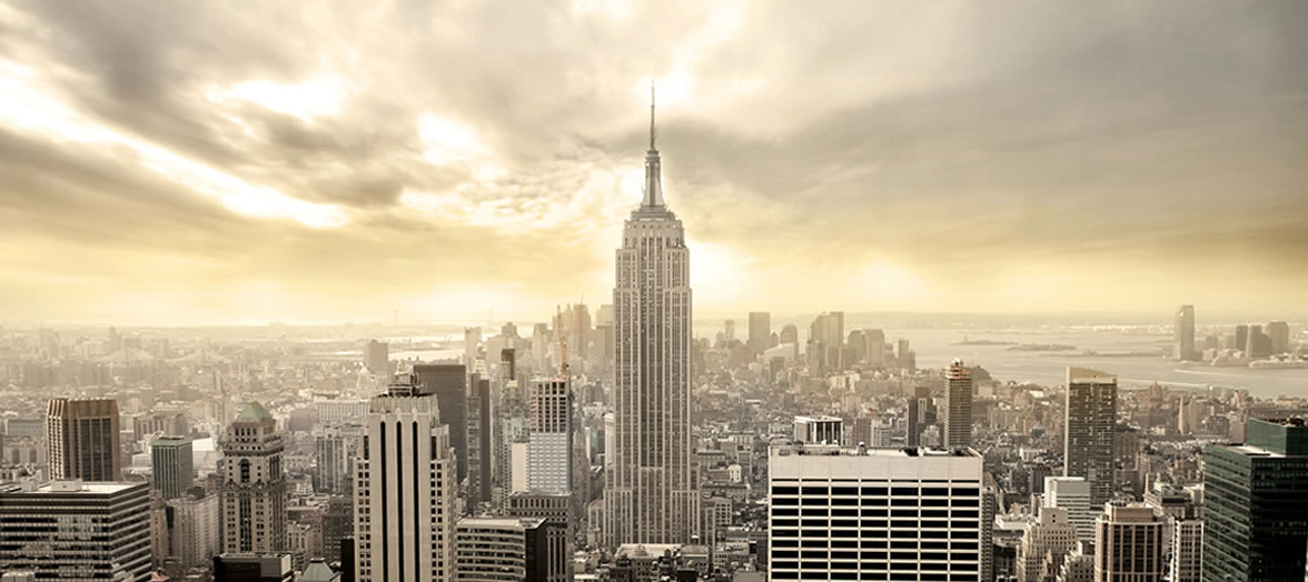 Banner de Nueva York Skyline